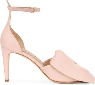 Red Valentino Sandalen met hoge hak - Dames - Sandalen met hakken - Roze - 36 EU - Leer - Schoenen