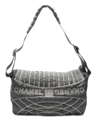 Chanel 2005-2006 Sport Line shoulder bag - unisex - Nylon - One Size - Black