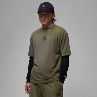Nike Jordan Mens Flight Essential Wash 85 Crew - Medium Olive Size XXL