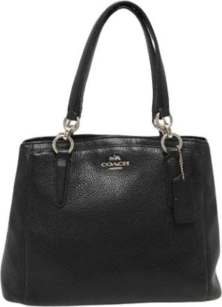 Coach Pre-owned Handbags, female, Black, Size: ONE SIZE Pre-owned Satchel