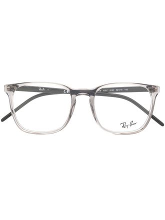 Ray-Ban Occhiali squadrati trasparenti - Grigio