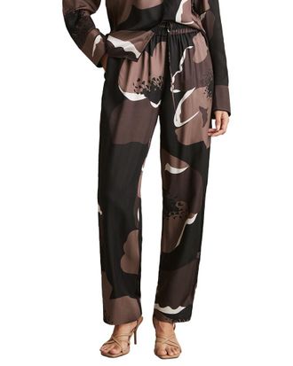Reiss Lottie Printed Wide Leg Trouser