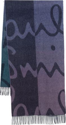 Paul Smith Wool And Cashmere Scarf