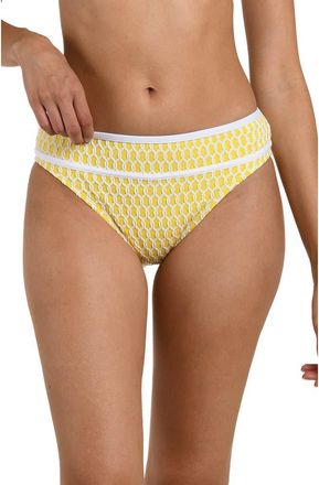 La Blanca Prep Banded Bikini Bottoms in Soleil at Nordstrom, Size 12