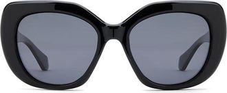 Priv&eacute; Revaux PLEASER/G/S Asian Fit Polarized 807/M9 Womens Sunglasses Black Size 55