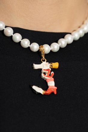 Marni Pendant In The Shape Of The Letter J, Womens, Multicolour