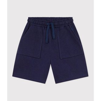 Petit Bateau Effen katoenen bermuda