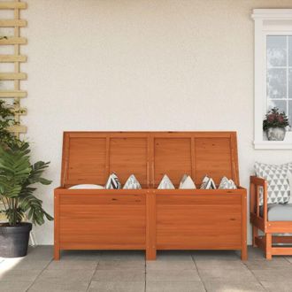 vidaXL Contenitore Giardino Marrone 150x50x56,5cm Legno Massello Abete - Vidaxl
