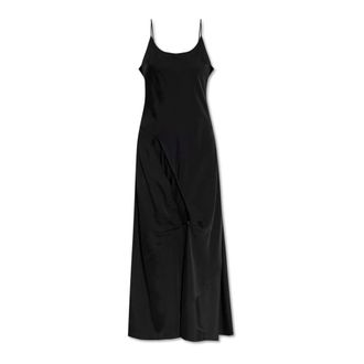 VETEMENTS Maxi Dresses, female, Black, Size: XS Dress with the option to wear as a skirt