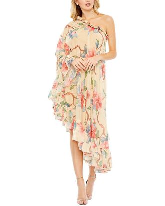 Mac Duggal Cape Trapeze Dress