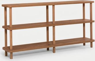 Asir Group LLC Consolle Libreria Da Soggiorno E Ingresso 150x35x75cm In Legno Naturale Raca
