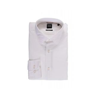 HUGO BOSS C-Hal-Kent-C1-223 Shirt - Heren - Zakelijke Overhemden - Wit - M - Katoen - Overhemden