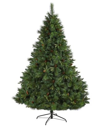 Nearly Natural 7.5Ft. West Virginia Full Bodied Mixed Pine Artificial Christmas Tree