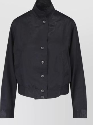 Our Legacy high collar coat long sleeves button cuffs