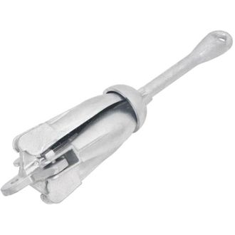 vidaXL Ancla Plegable Hierro Maleable Plateado 8 Kg Vidaxl