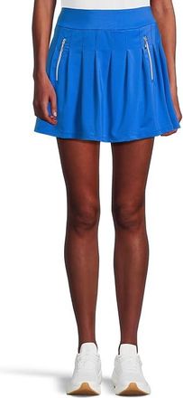 Jamie Sadock Cooltrex 16 Pleated Skort Womens Skort Electric Blue : XS, Polyester/Spandex