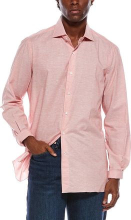 Isaia Linen-Blend Shirt