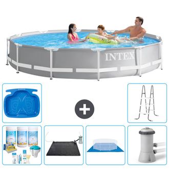 Intex Piscina Prism Frame Redonda - 366x76 Cm - 7-piezas S21050