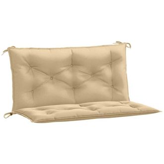 vidaXL Vidaxl - Cojines Para Banco Jard&iacute;n 2 Uds Tela Beige Melange 100x50x7 Cm