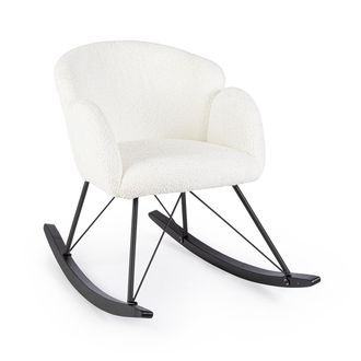 BIZZOTTO Sibilla white rocking chair