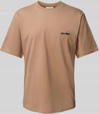 Review T-Shirt mit Rundhalsausschnitt in Mud, Gr&ouml;&szlig;e XS