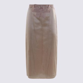 Valentino Skirts Pale Champagne/ Rose-Donna