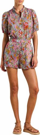 Trovata Lucille Shorts In Tilia Floral Pattern