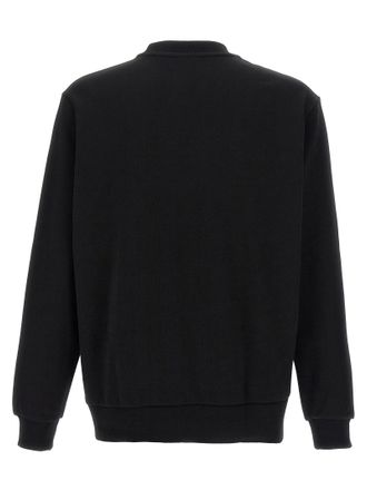 Lacoste Logo-Patch Fleece Sweatshirt - Black