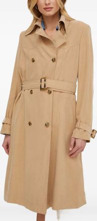 Benetton Cappotto doppiopetto con cintura - Toni neutri