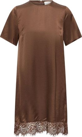 Ichi Vestidos - Dresses - Mujer - Marr&oacute;n - 2XL