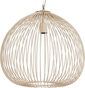 Light & Living L&aacute;mpara Colgante - Rilana - Beige - Metal - &Oslash; - Light&living