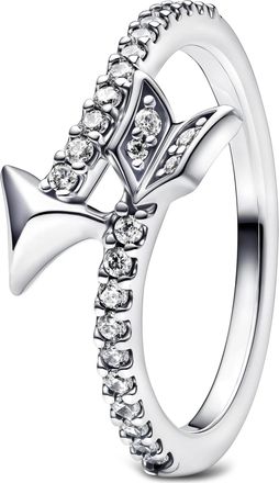 Pandora Rings - Arrow sterling silver ring with clear cubic zircon - silver - Rings for ladies
