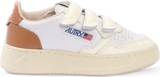 Autry Kidsstripes Low Kid Leat/Four Wht/Brn Sug