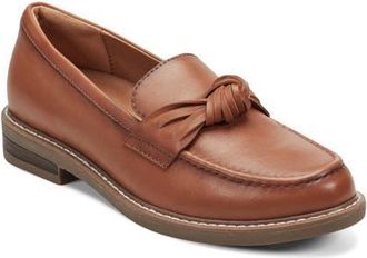 Earth Jade Knot Detail Loafer in Medium Brown at Nordstrom, Size 8.5
