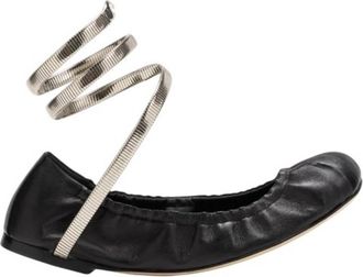 Rene Caovilla Juniper Ballerina Flats, Brand Size 35 ( US Size 5 )