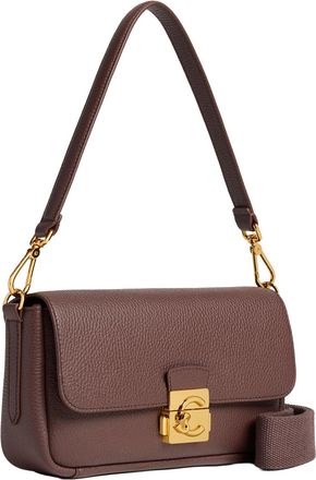 Coccinelle Womens Handbag C-Me Lock Berry Leather Handbags Hand Bags