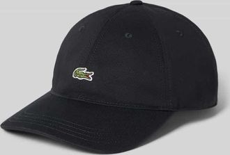Lacoste Basecap aus reiner Baumwolle in Black, Gr&ouml;&szlig;e 1