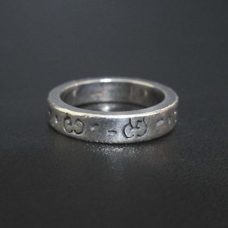 Gucci Silver Band Ring (Pre-Owned)