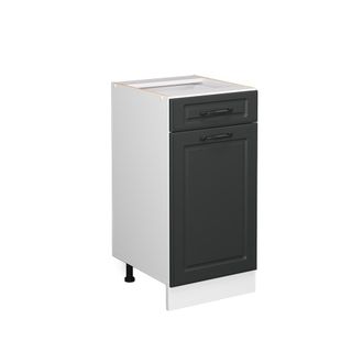 Vicco Mueble Bajo De Cocina R-line, Antracita Casa De Campo, 40 Cm Sin Encimera Vicco