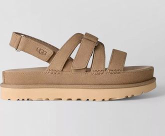 UGG goldenstar slingback suede flat sandals