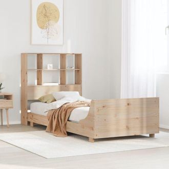 vidaXL Bed Frame without Mattress 90x190 cm Single Solid Wood Pine vidaXL