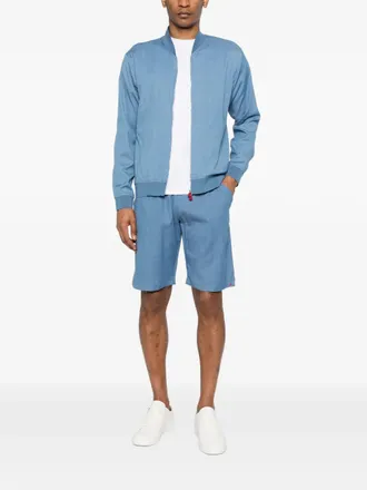 Kiton Drawstring Chino Shorts - Blue