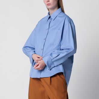 Balenciaga Camicia azzurra in cotone