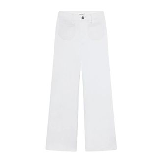 Frame Denim Jeans, Dames, Wit, W27, Katoen, Witte Skinny Jeans