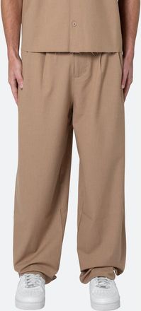 mnml Baggy Pleated Pants in Khaki at Nordstrom, Size Xxx-Large