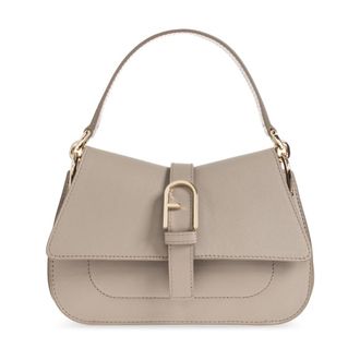 Furla Handbags, female, Gray, Size: ONE SIZE Flow Mini Handbag
