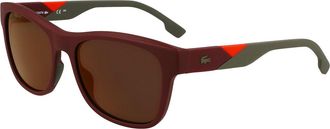 Lacoste L6043S 601 Mens Sunglasses Burgundy Size 56
