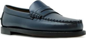 Sebago Dan Pigment Brilliant Blue Leather Loafers
