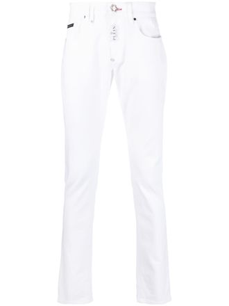 Philipp Plein Denim broek - Wit