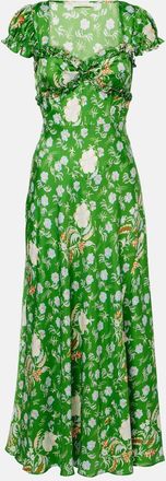 D&ocirc;en D&ocirc;en Valerine floral silk satin maxi dress
